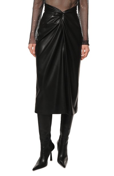 Юбка из экокожи MSGM, арт. 3441MDD09 237110, фото 3