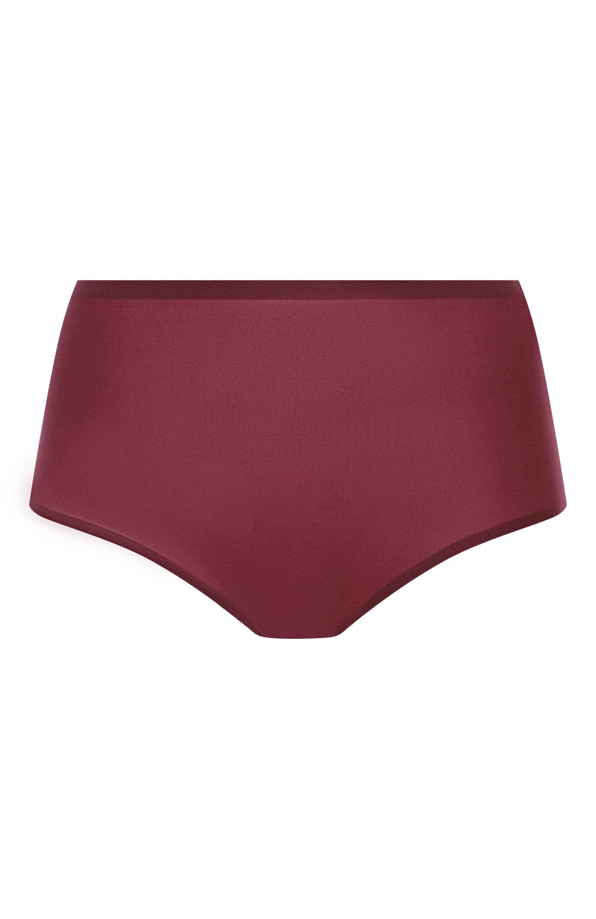 Трусы с завышенной талией CHANTELLE бордового цвета по цене 3440 руб., арт. C26470, фото 1 Трусы с завышенной талией CHANTELLE, арт. C26470, фото 1