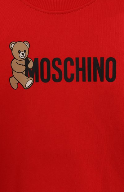 Хлопковый свитшот MOSCHINO, арт. HPF08V/LCA83/10-14, фото 3