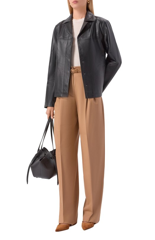 Замшевые туфли Gianvito 55 Gianvito Rossi G20336.55RIC.CAMSELL Коричневый  G20336.55RIC.CAMSELL Фото 3