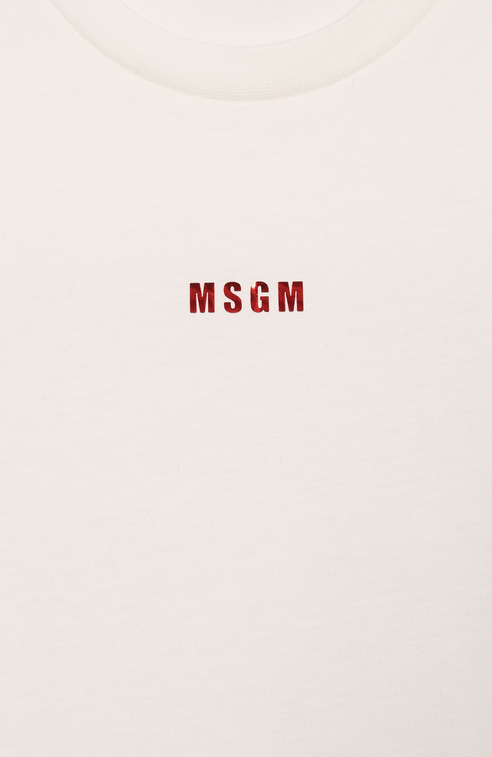 Хлопковая футболка MSGM KIDS, арт. F6MSJGTH121, фото 3