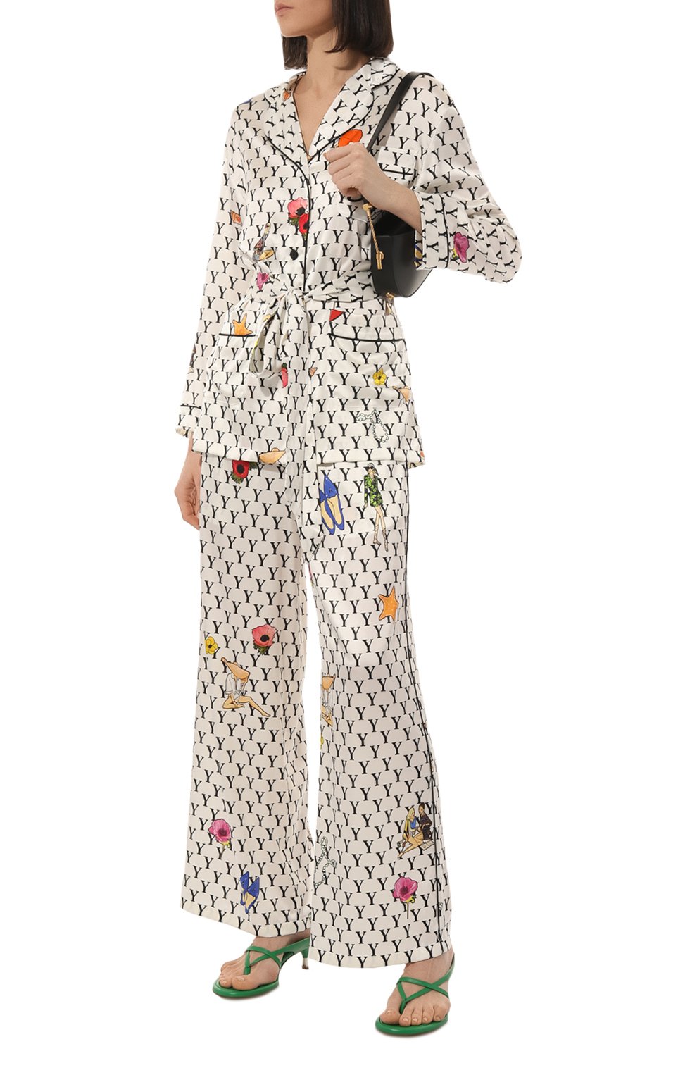 Шелковые брюки YANINA, арт. 0-2481, фото 2