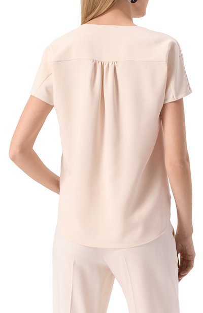 Шелковый топ KITON, арт. D47454K0977A22, фото 4