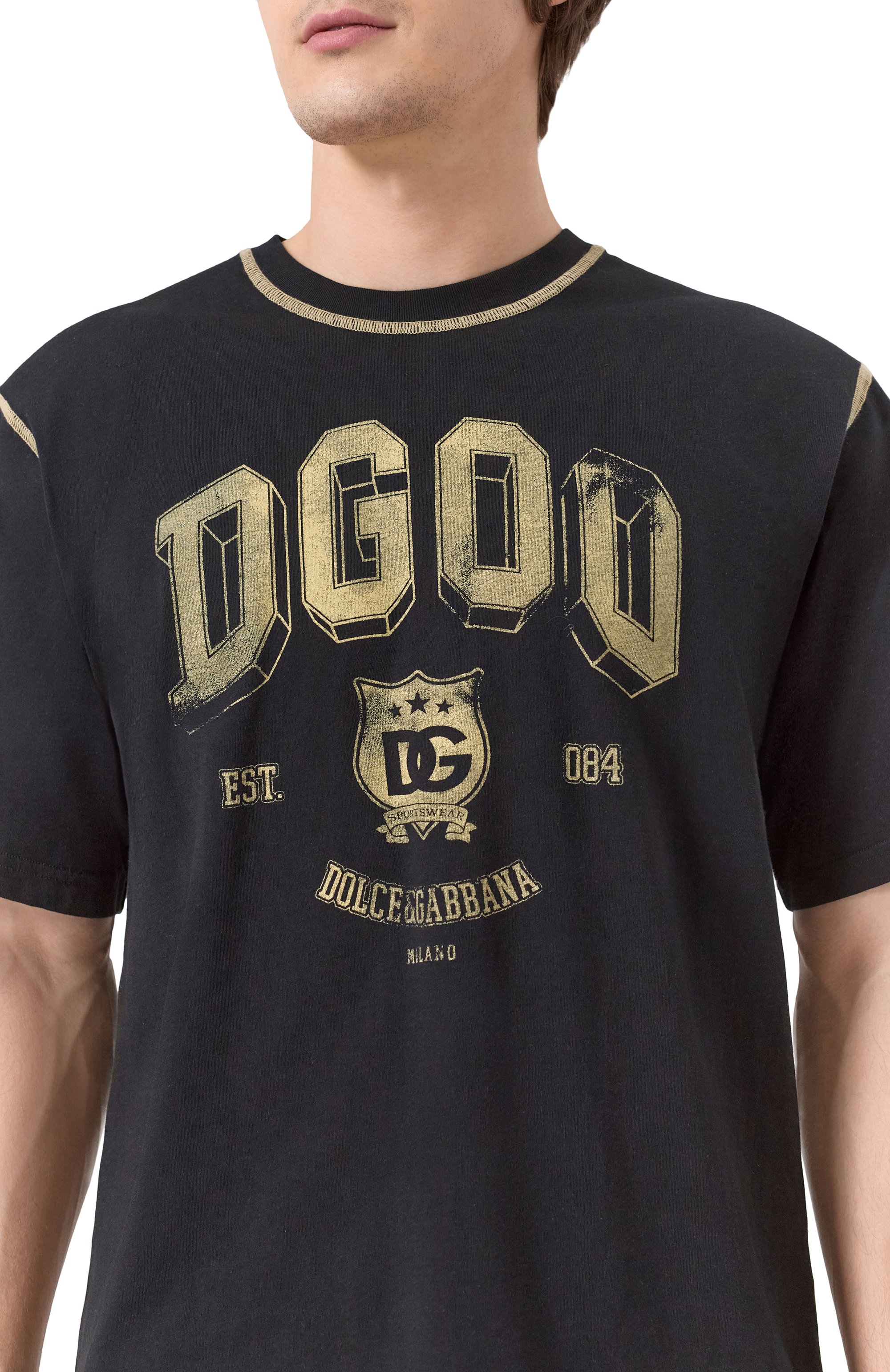 Хлопковая футболка DOLCE & GABBANA, арт. G8PN9T/G7NWY, фото 5