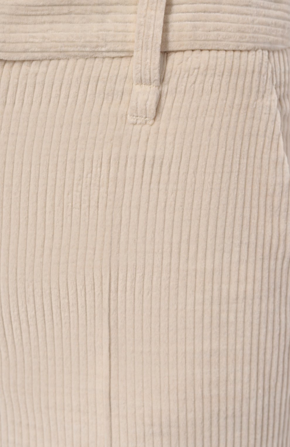 Вельветовые брюки BRUNELLO CUCINELLI кремового цвета по цене 168000 руб., арт. MP576P8699, фото 5 Вельветовые брюки BRUNELLO CUCINELLI, арт. MP576P8699, фото 5