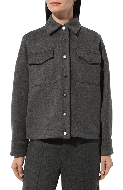 Шерстяная куртка BRUNELLO CUCINELLI темно-серого цвета по цене 453000 руб., арт. MD5657918, фото 3 Шерстяная куртка BRUNELLO CUCINELLI, арт. MD5657918, фото 3