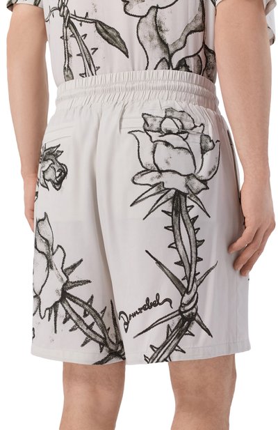 Шорты из вискозы DOMREBEL кремового цвета по цене 41700 руб., арт. M INKED/SH0RTS, фото 4 Шорты из вискозы DOMREBEL, арт. M INKED/SH0RTS, фото 4