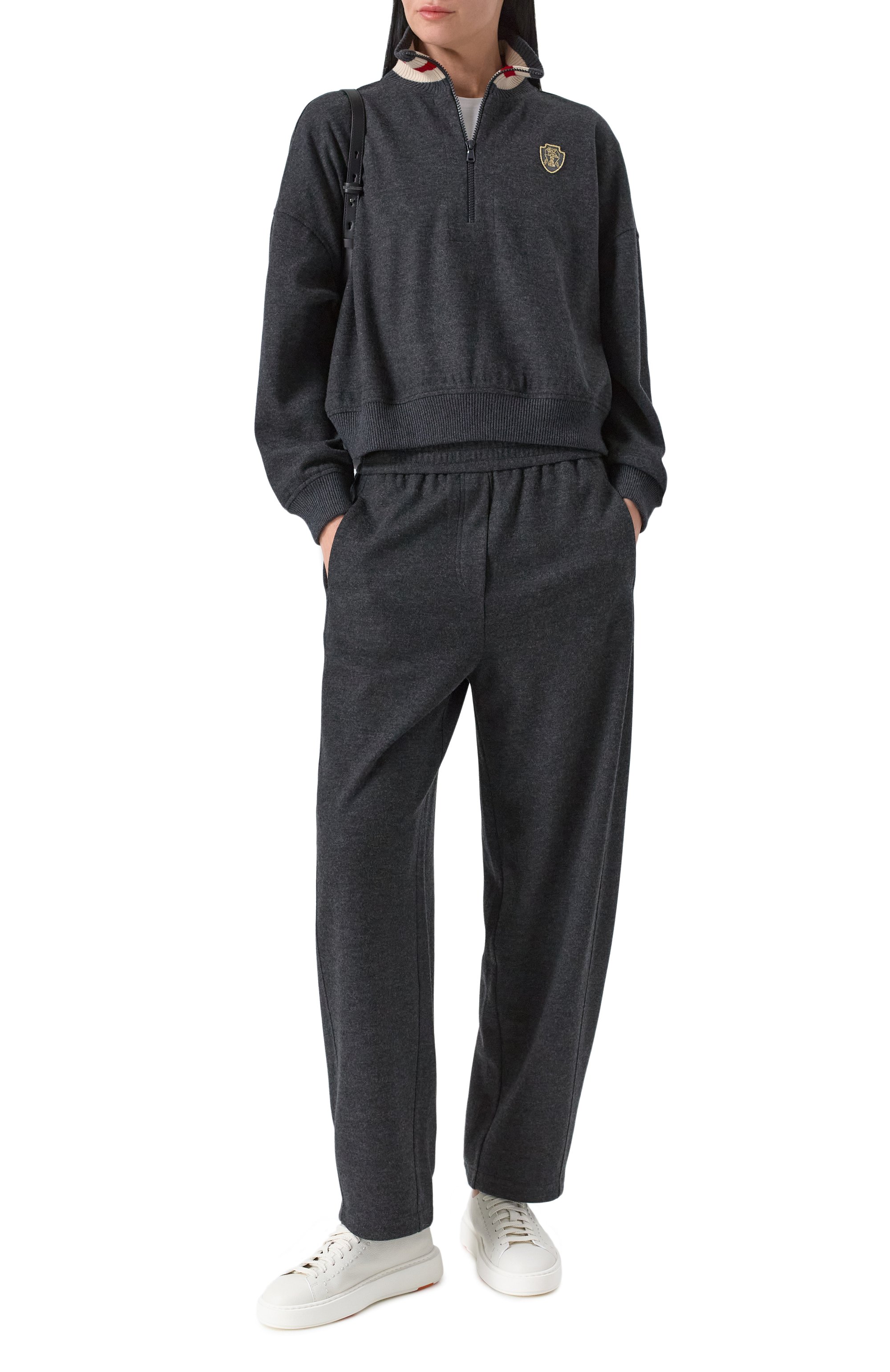 Кожаные кеды SANTONI, арт. WBCG61355BARTDYI, фото 2