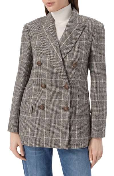 Шерстяной жакет BRUNELLO CUCINELLI, арт. MV4037053, фото 3