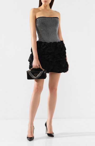 Сумка tf chain small TOM FORD черного цвета по цене 277500 руб., арт. L1252Q-LCL056, фото 2 Сумка tf chain small TOM FORD, арт. L1252Q-LCL056, фото 2