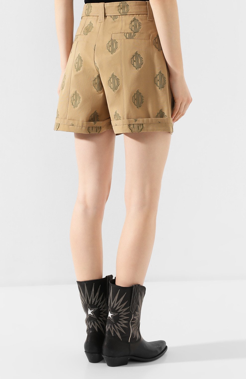 Хлопковые шорты CHLOÉ, арт. CHC20SSH21312, фото 4