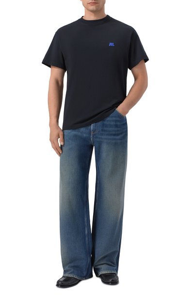 Хлопковая фу тболка JIL SANDER, арт. J22GC0283/J45048, фото 2