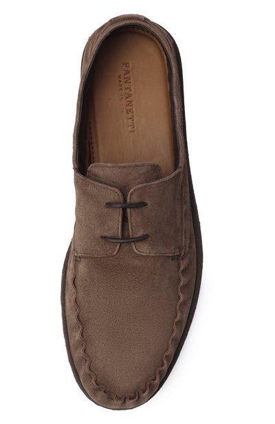 Замшевые топсайдеры PANTANETTI, арт. 19521G/KARKUM, фото 5