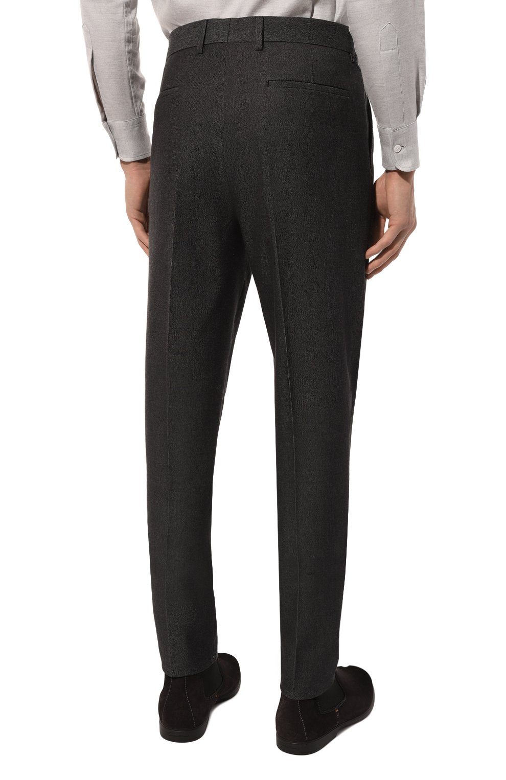 Брюки из хлопка и кашемира BRUNELLO CUCINELLI, арт. MY446E1450, фото 4