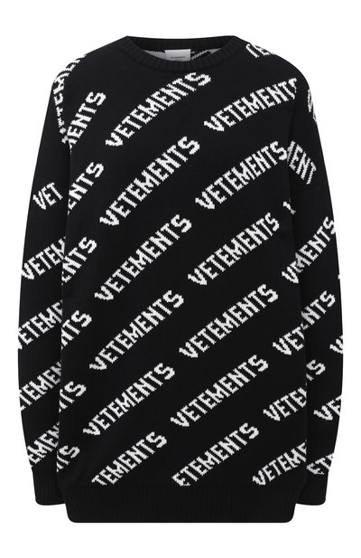 Женский свитер из хлопка и кашемира VETEMENTS, арт. UAH21KN047 1050/W