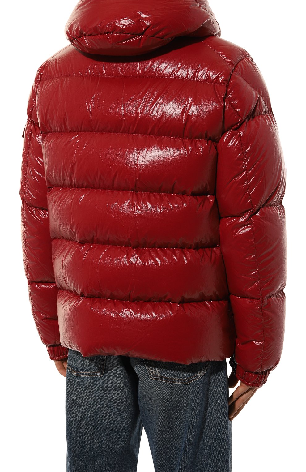 Пуховик maya 70 MONCLER красного цвета по цене 154500 руб., арт. 1A002-56-5969T, фото 7 Пуховик maya 70 MONCLER, арт. 1A002-56-5969T, фото 7