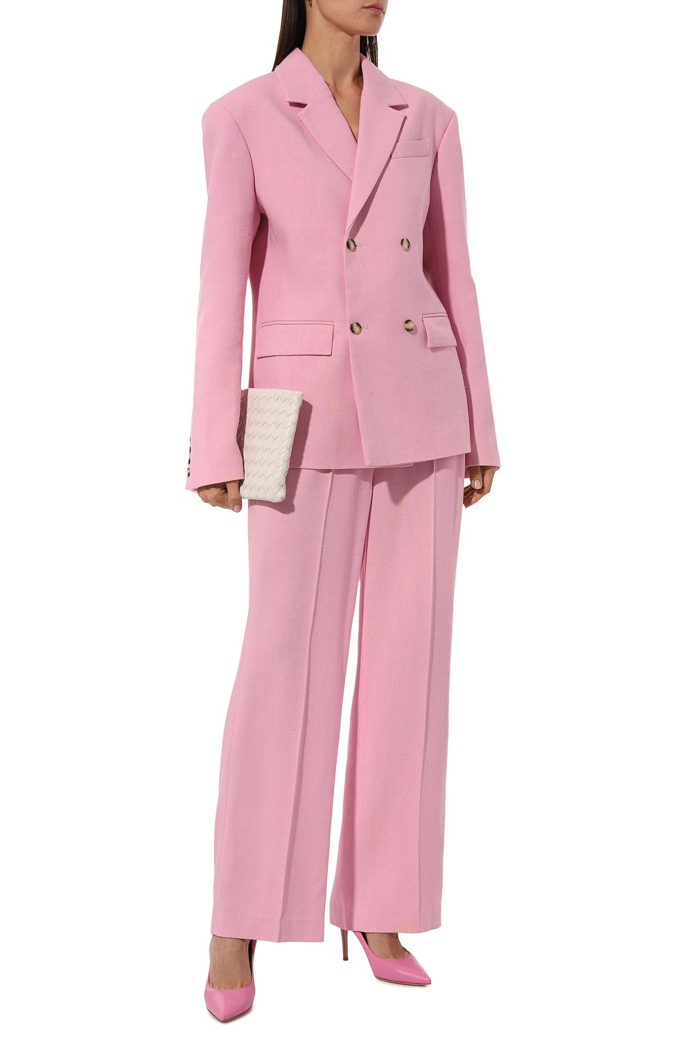 Брюки из вискозы и шелка NANUSHKA, арт. NW24SSPA02435, фото 2