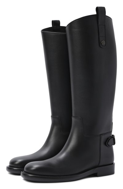 Женские кожаные сапоги cavalier BURBERRY, арт. 8114385