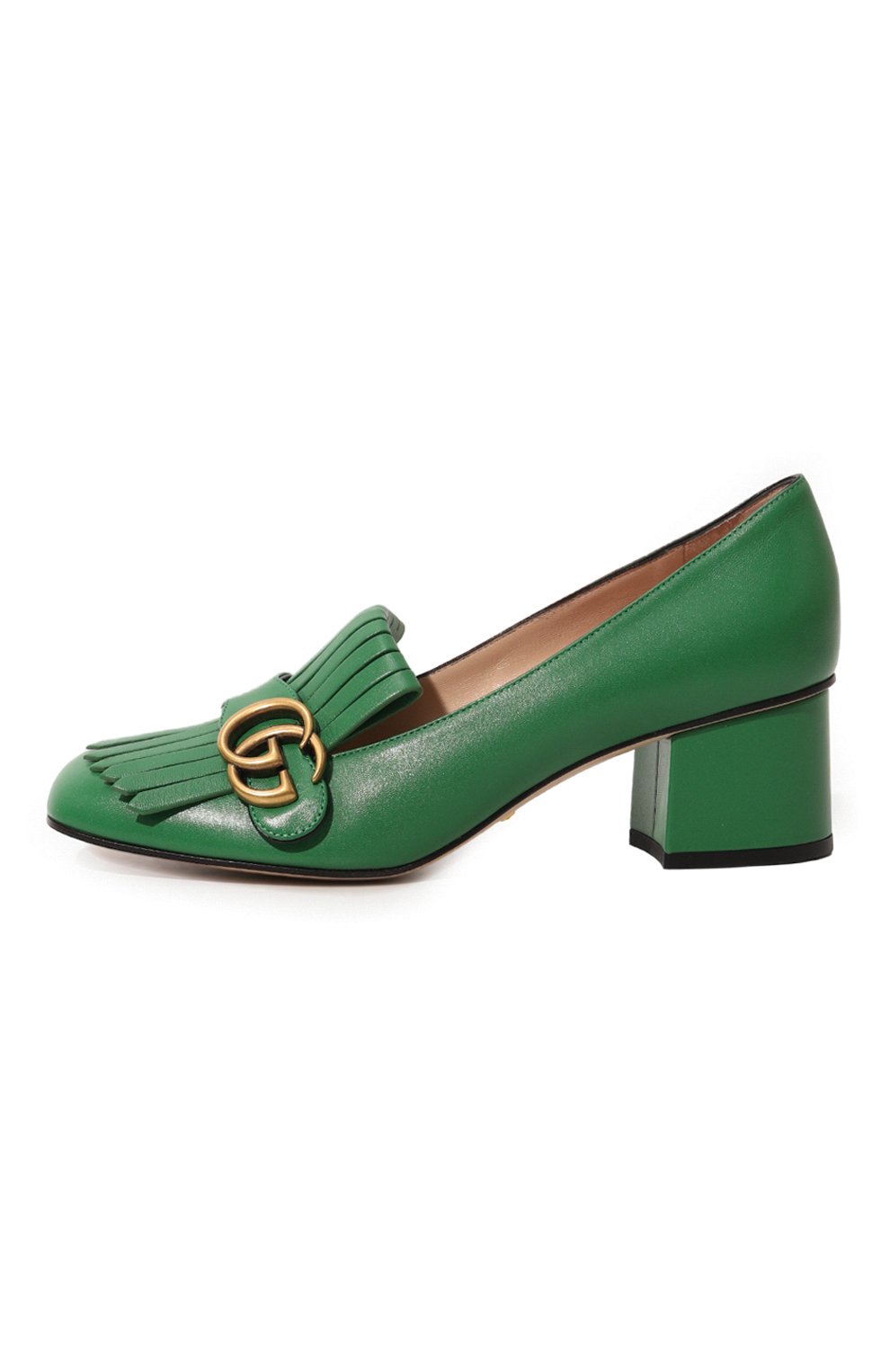 Кожаные туфли GUCCI, арт. 408208 C9D00, фото 4
