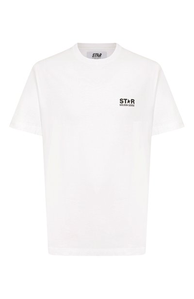 Мужская хлопковая футболка GOLDEN GOOSE DELUXE BRAND, а�рт. GMP01220.P000879