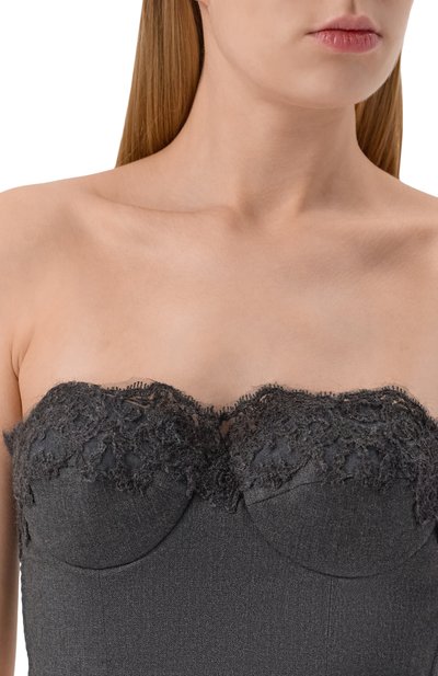 Бюстье из шерсти и вискозы ERMANNO SCERVINO, арт. D474Y313BJWR, фото 5