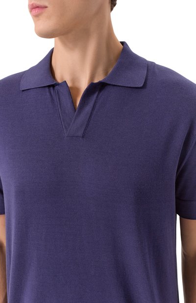 Поло из хлопка и шелка BRIONI, арт. UMKC0L/PBK02, фото 5