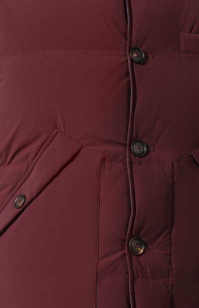 Пуховый жилет на пуговицах с воротником-стойкой BRUNELLO CUCINELLI, арт. ML4911381, фото 5