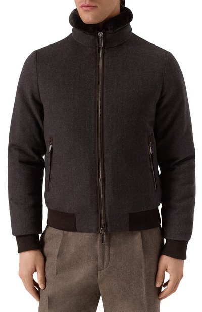 Бомбер bellati-ls9 с отделкой из овчины MOORER, арт. BELLATI/LS9, фото 3