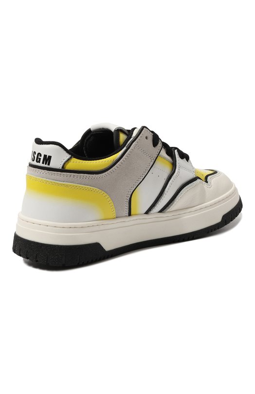 Кожаные кеды MSGM kids Белый, фото 3