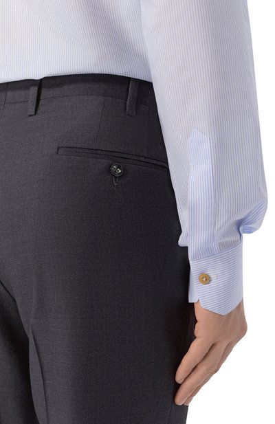 Хлопковая сорочка KITON голубого цвета по цене 69950 руб., арт. UCIH0929413, фото 5 Хлопковая сорочка KITON, арт. UCIH0929413, фото 5