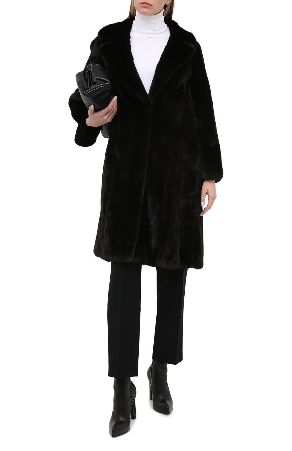 Шуба из норки MANZONI24, арт. G40 18M469-VFF/40-46, фото 2