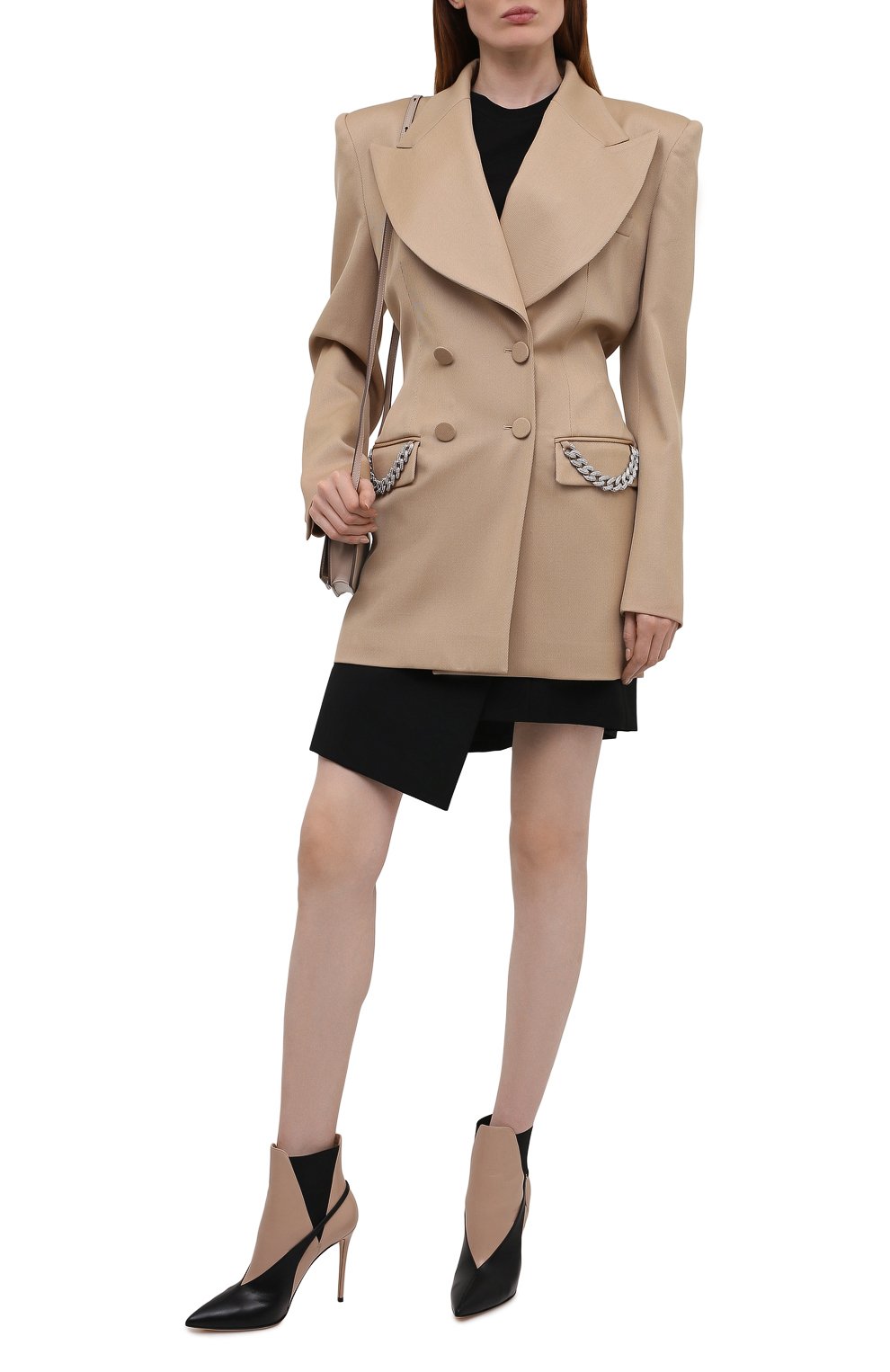 Кожаные ботильоны CASADEI, арт. 1Q124T1001MIN0RA405, фото 2