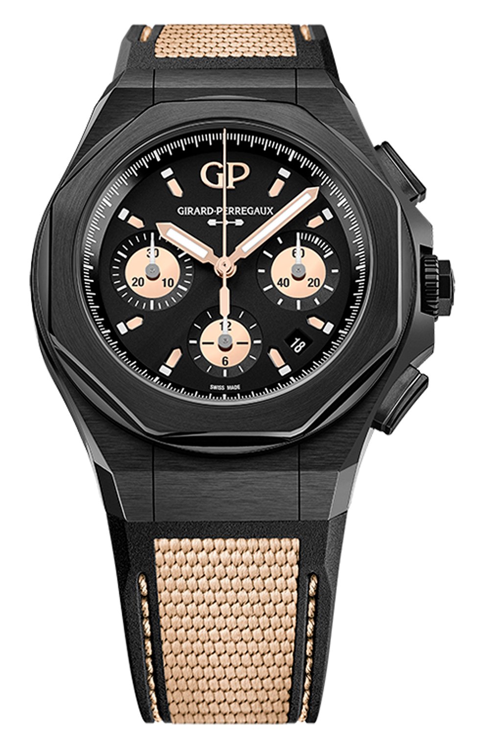 Часы laureato absolute gold fever GIRARD-PERREGAUX, арт. 81060-21-492-FH3A, фото 1