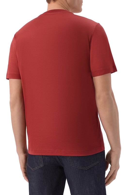 Хлопковая футболка Gran Sasso 60196/74007 Красный  60196/74007 Фото 4