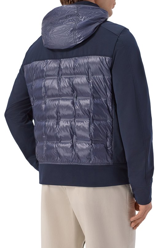 Пуховый бомбер Parajumpers 26SM-PM HYT Y01 Синий  26SM-PM HYT Y01 Фото 6