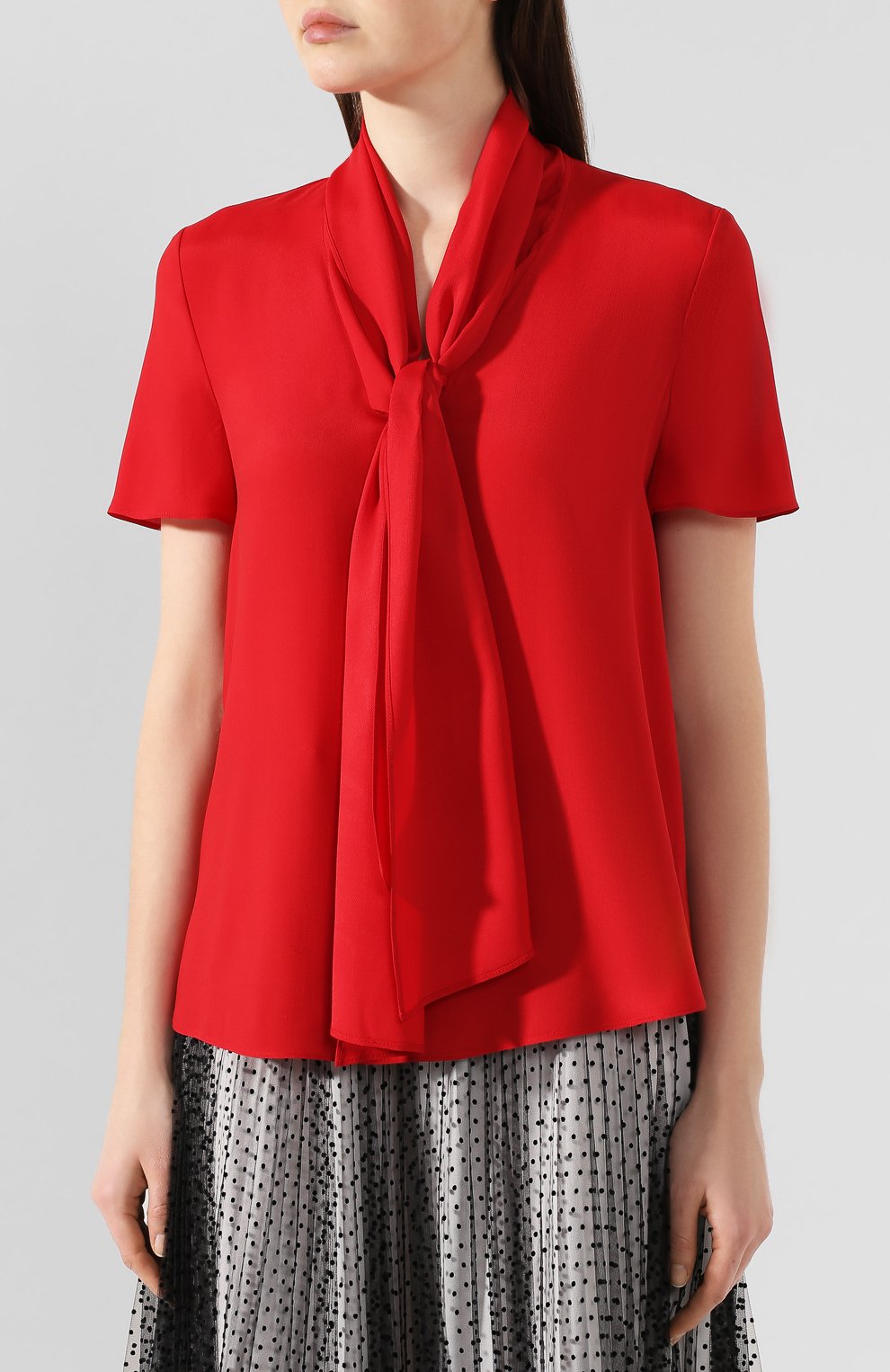 Топ EMPORIO ARMANI красного цвета по цене 29950 руб., арт. 5NK25T/52307, фото 3 Топ EMPORIO ARMANI, арт. 5NK25T/52307, фото 3