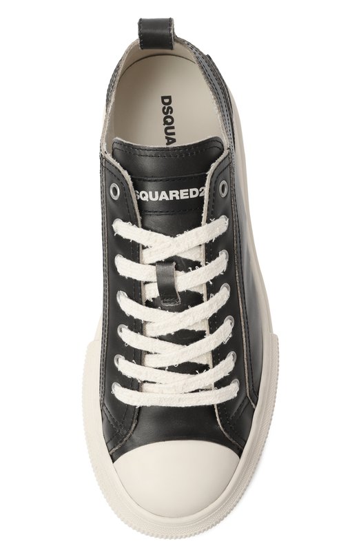Кожаные кеды Berlin Dsquared2 SNM0455/11508296 Чёрный  SNM0455/11508296 Фото 6