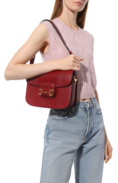 Сумка 1955 horsebit small из кожи варана GUCCI, арт. 602204 LUZ0G, фото 2