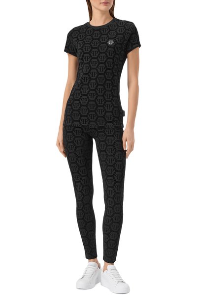 Хлопковая футболка PHILIPP PLEIN, арт. SAFC WTK3841 PJY002N, фото 2