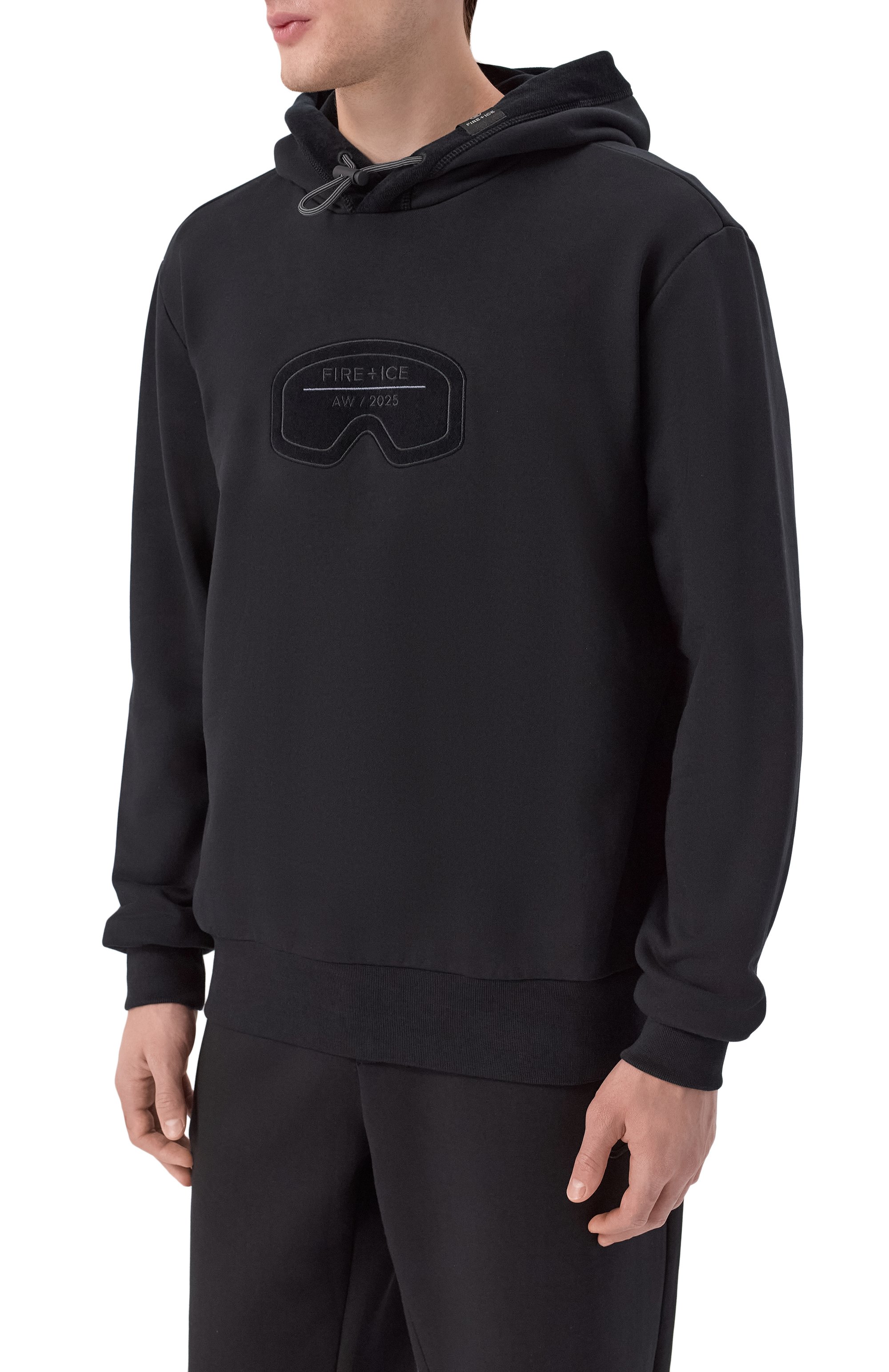 Хлопковое худи BOGNER FIRE+ICE черного цвета по цене 24200 руб., арт. 84318517, фото 3 Хлопковое худи BOGNER FIRE+ICE, арт. 84318517, фото 3