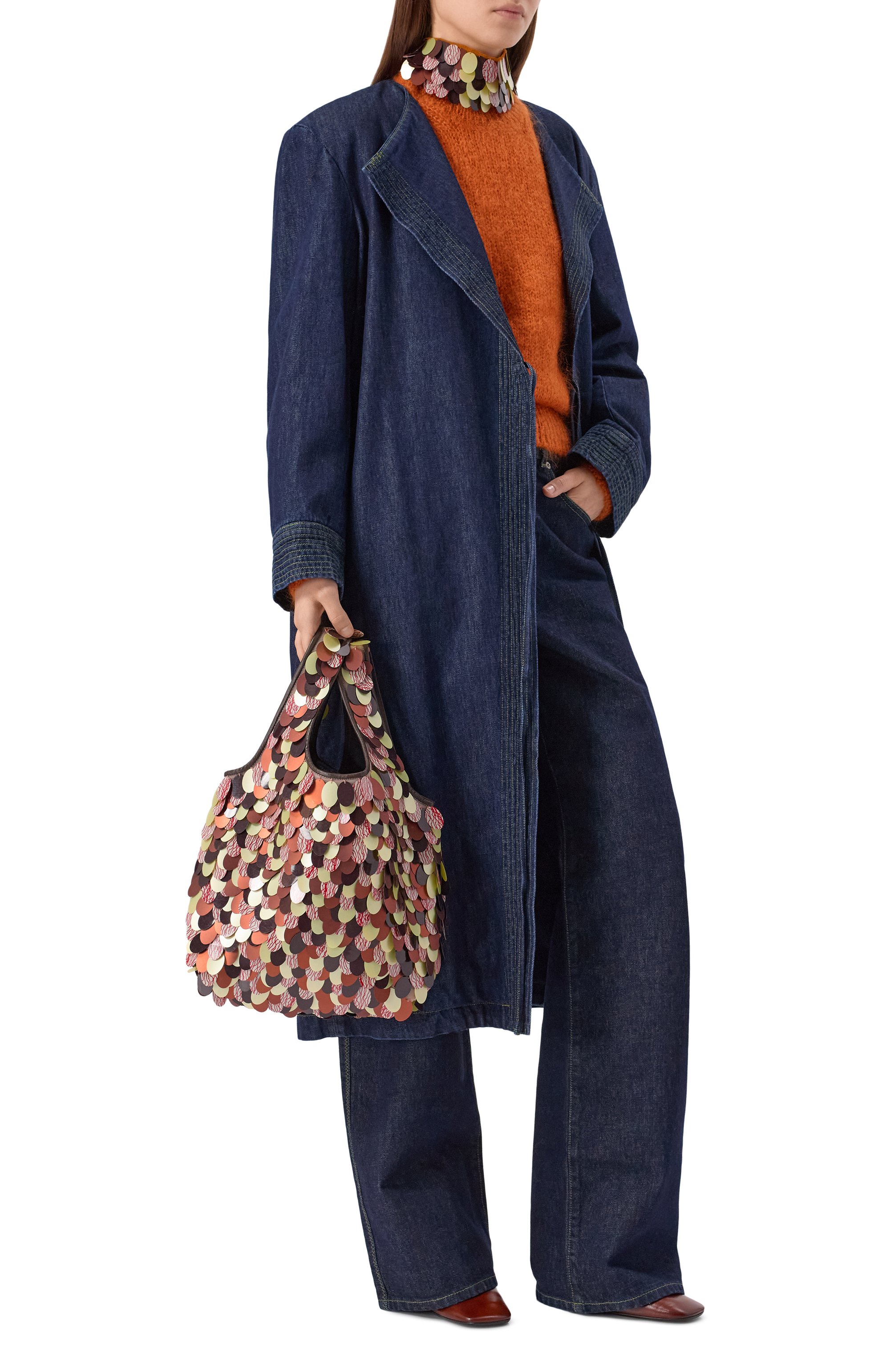 Сумка DRIES VAN NOTEN коричневого цвета по цене 105000 руб., арт. 011560/855, фото 7 Сумка DRIES VAN NOTEN, арт. 011560/855, фото 7