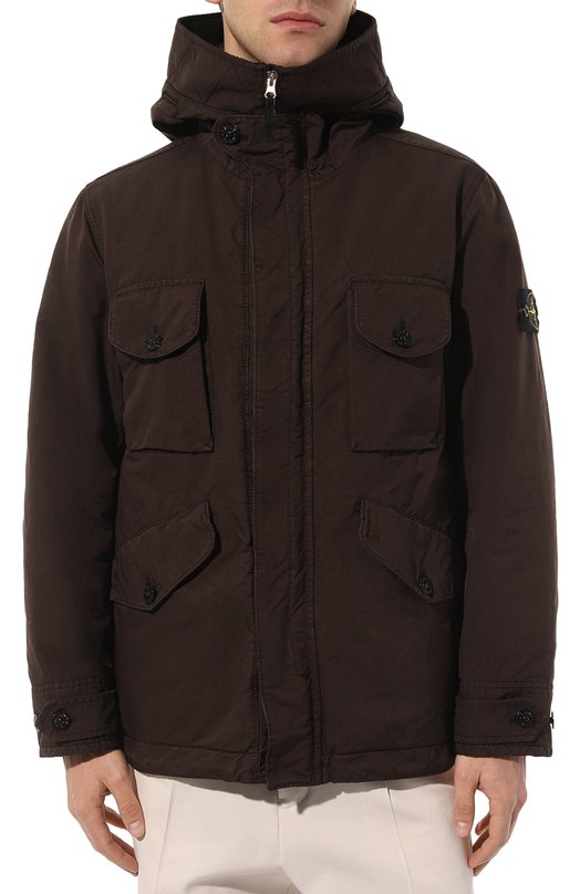 Пуховая куртка Stone Island 751541649 Серый  751541649 Фото 3
