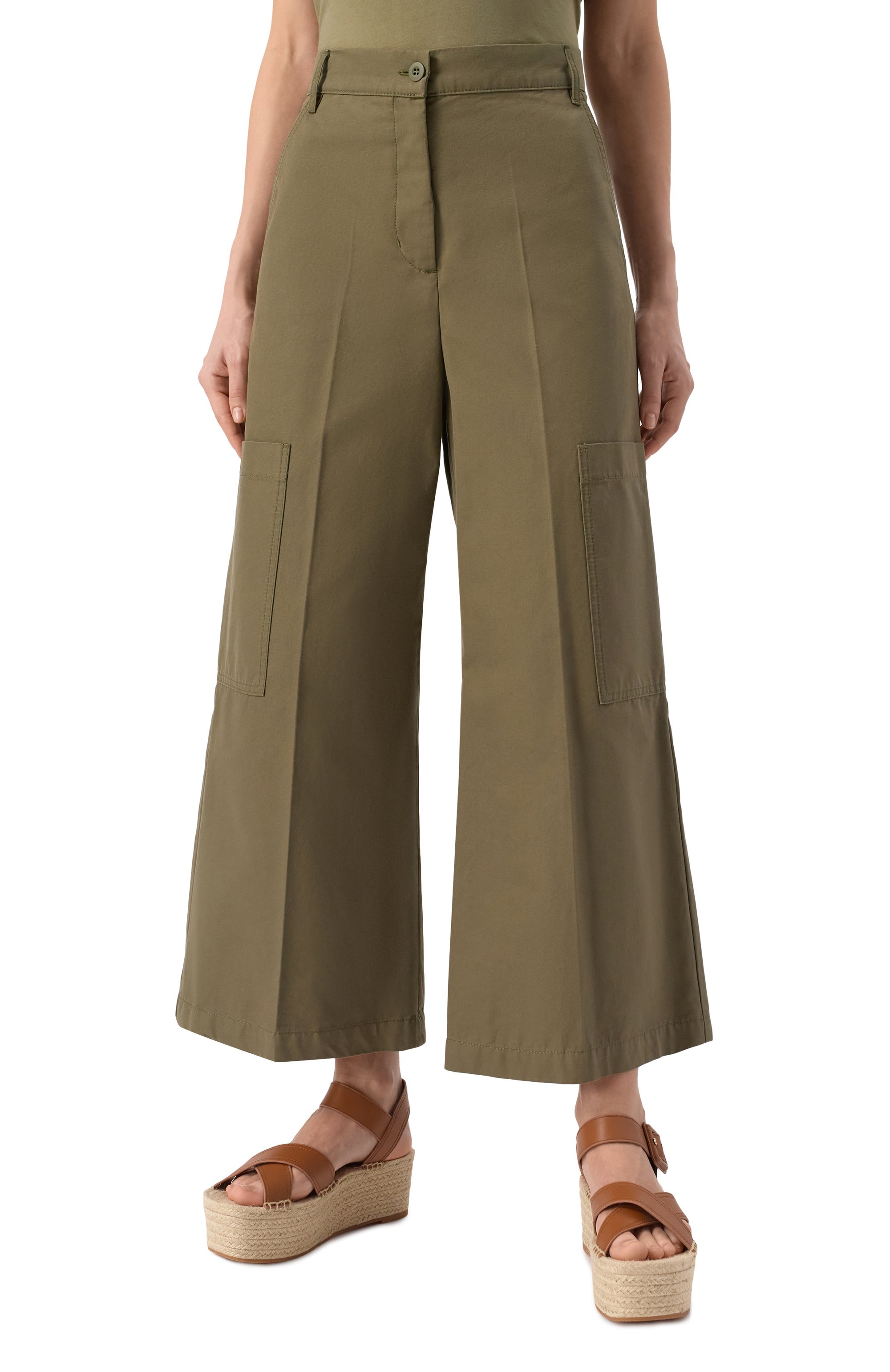 Хлопковые брюки-карго WEEKEND MAX MARA, арт. QUIZ, фото 3