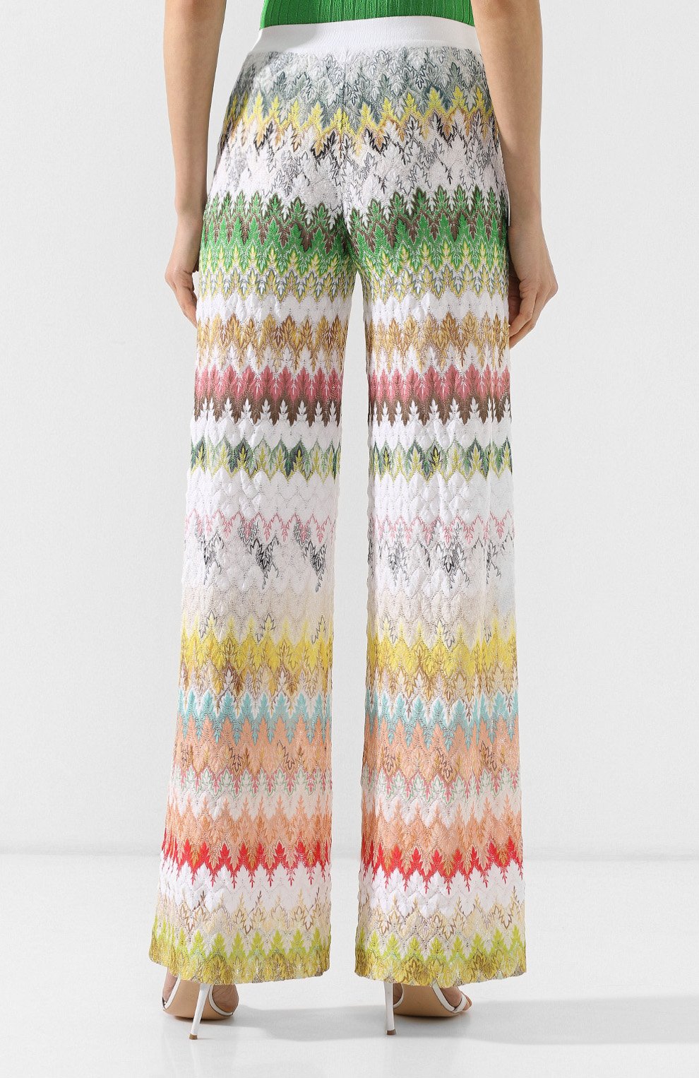 Брюки из смеси вискозы и хлопка MISSONI разноцветного цвета по цене 57800 руб., арт. MDI00072/BR0028, фото 4 Брюки из смеси вискозы и хлопка MISSONI, арт. MDI00072/BR0028, фото 4