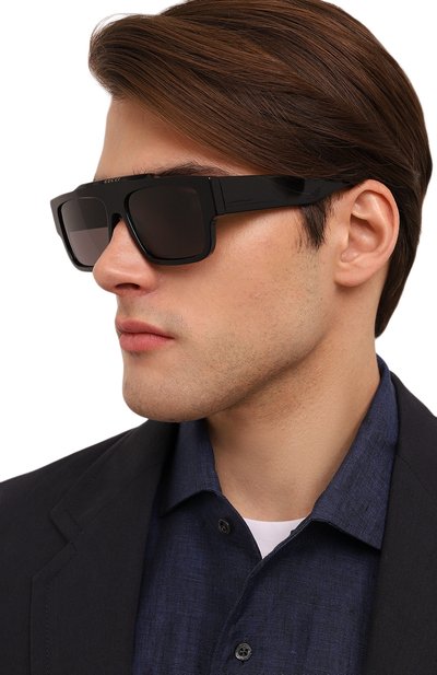 Солнцезащитные очки GUCCI черного цвета по цене 42000 руб., арт. GG1460S 001, фото 3 Солнцезащитные очки GUCCI, арт. GG1460S 001, фото 3