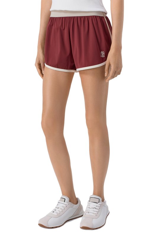 Шорты Brunello Cucinelli MQ965EU999 Бордовый  MQ965EU999 Фото 3