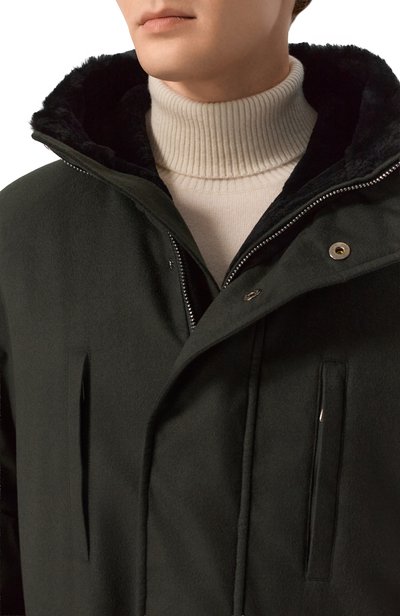 Кашемировый пуховик GIORGIO ARMANI, арт. GM003927/TE13515, фото 5