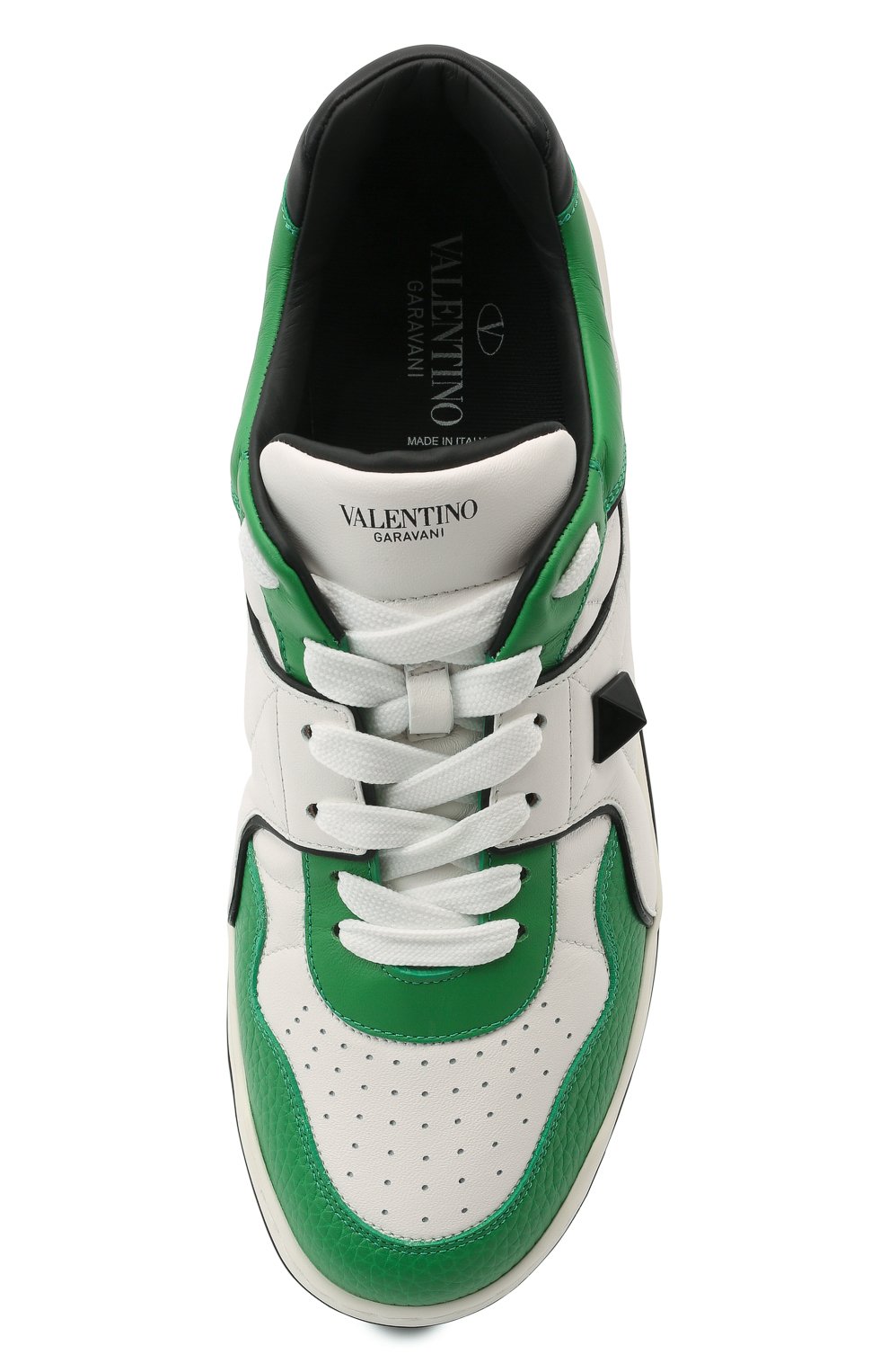 Кожаные кеды one stud VALENTINO, арт. XY0S0E71/NWN, фото 6