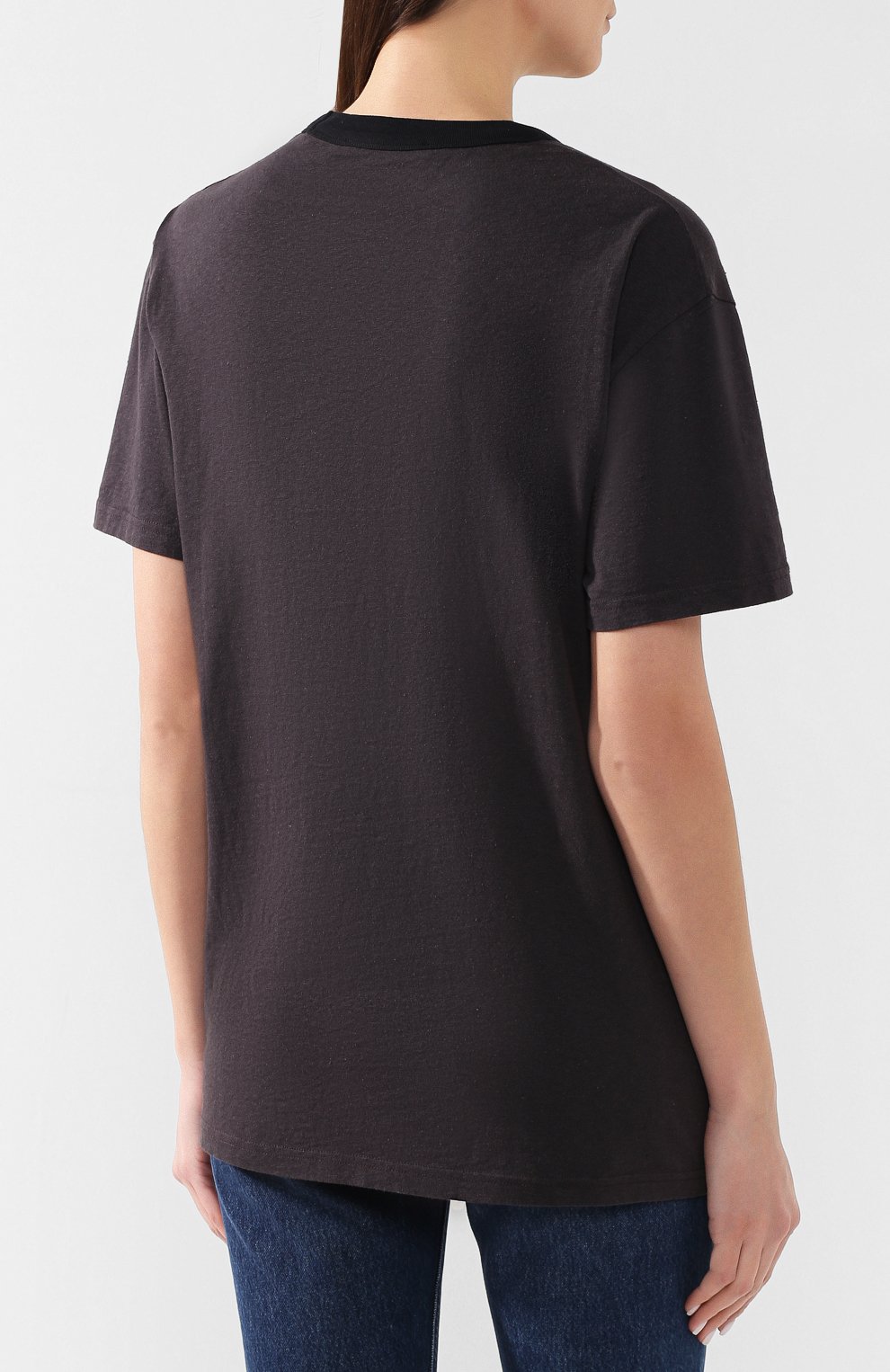 Хлопковая футболка ACNE STUDIOS, арт. AL0076, фото 4