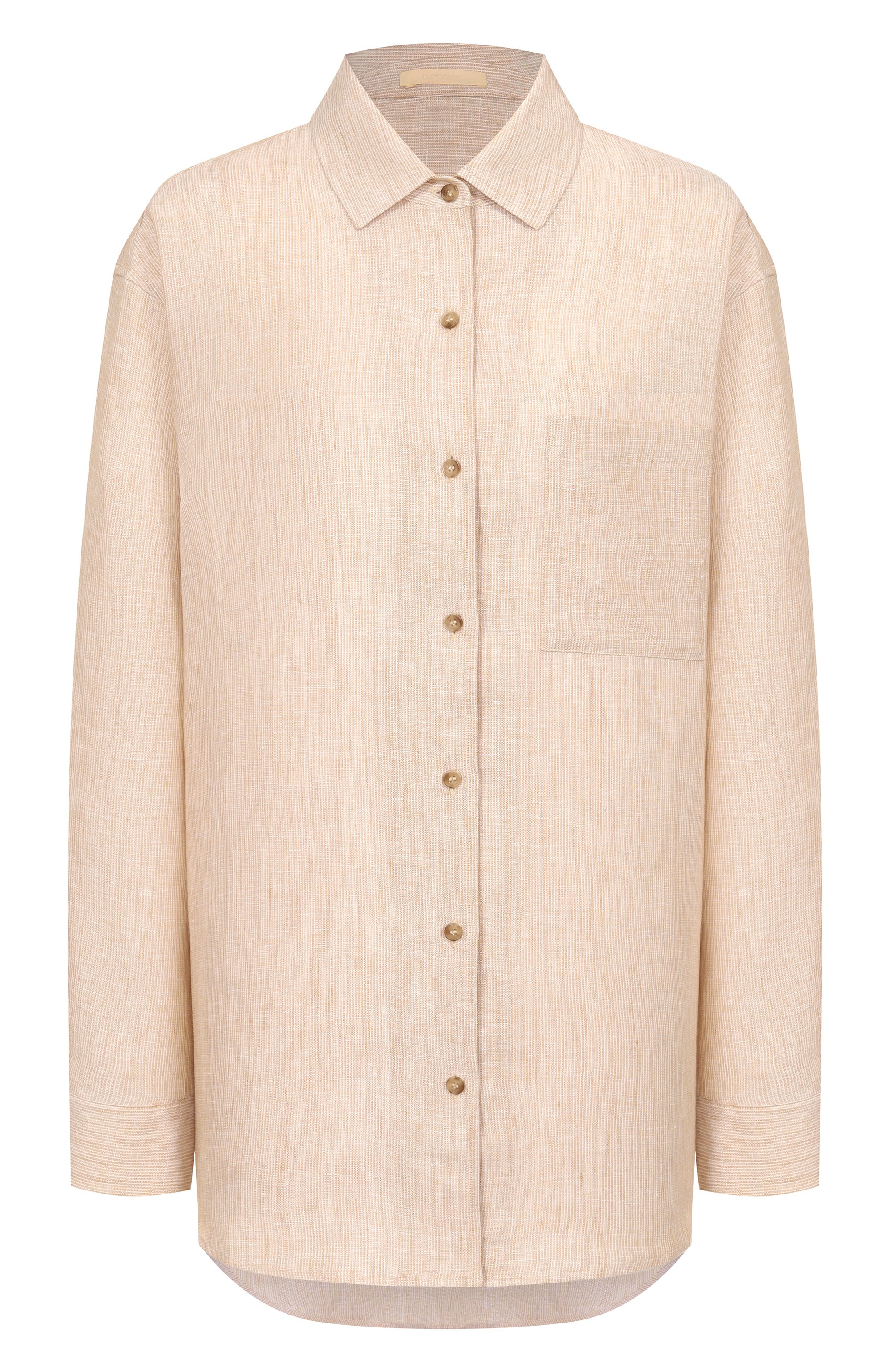 Льняная рубашка 12 STOREEZ, арт. 138098, фото 1